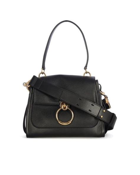 chloe tess black|chloe small tess day bag.